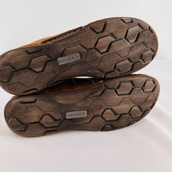 Josef Seibel Women's Fergey 20 Sneaker Size 41 US 10 Brown Suede  Tie Close - Picture 9 of 14